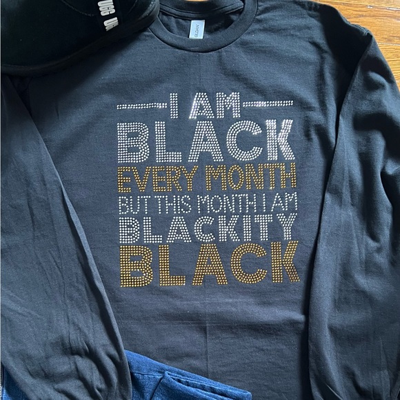 Bling Black History T-Shirt. - Picture 3 of 3